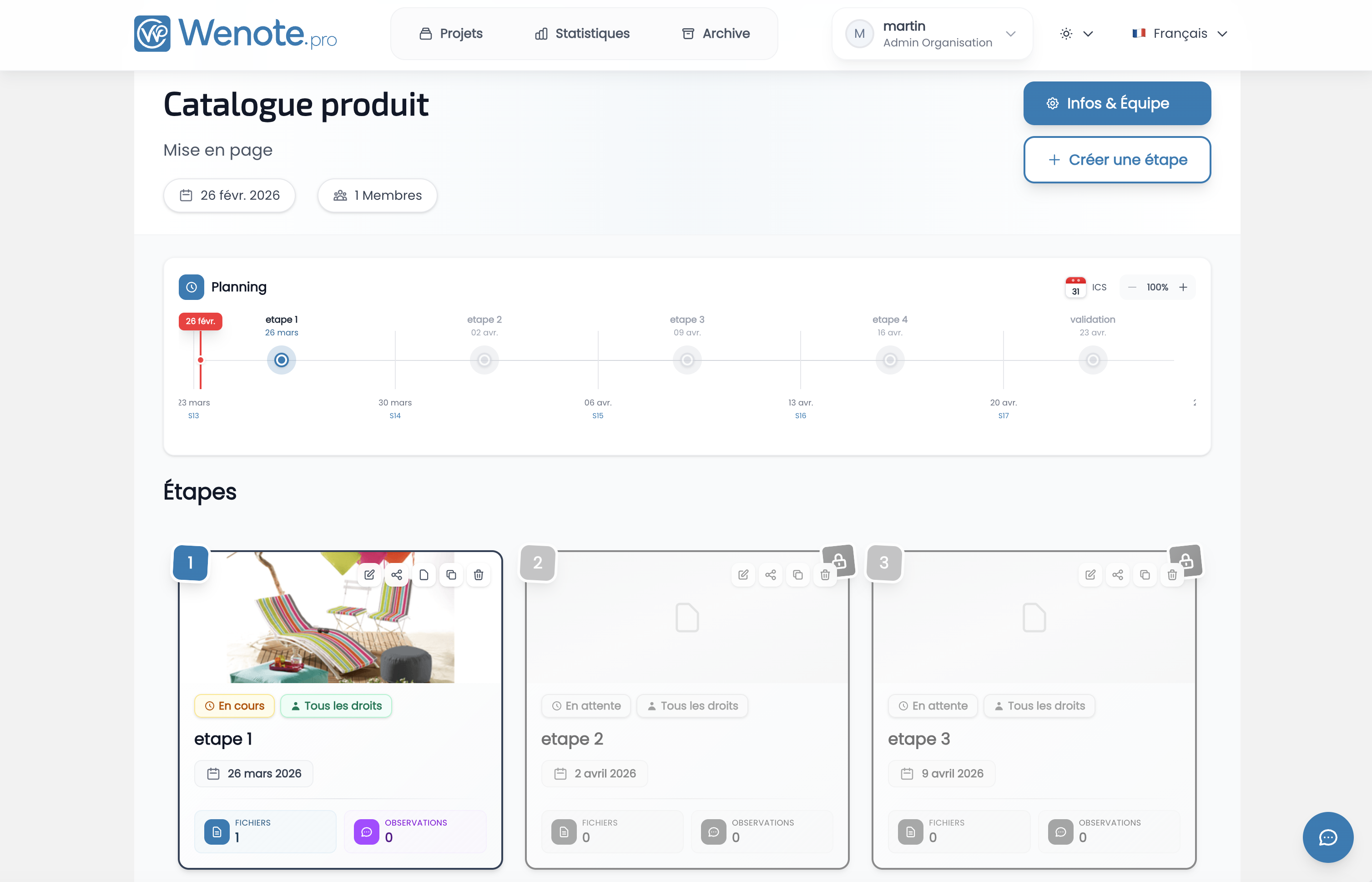 Workflow fluide